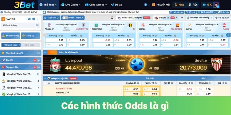 Các hình thức Odds là gì