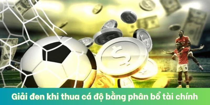 Cách giải đen khi thua cá độ bóng đá bằng phân bổ tài chính