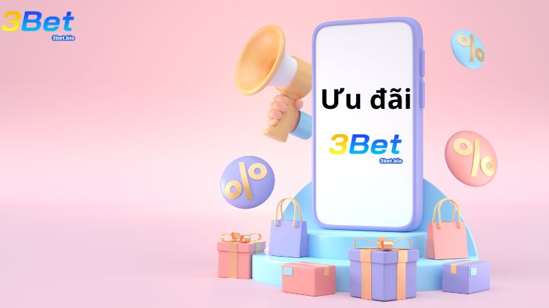 Rất nhiều các chương trình khuyến mãi được 3BET đưa ra